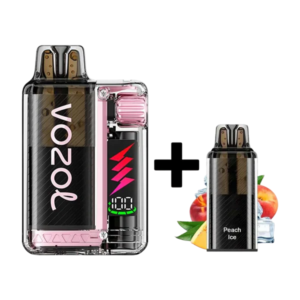 VOZOL VISTA Plug Starter KIT – Peach ICE